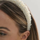 Pia Faux Pearl Statement Headband