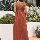 ALICE EMBROIDERY DETAIL MAXI DRESS