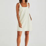 Vienne Mini Shift Dress - Butter Yellow
