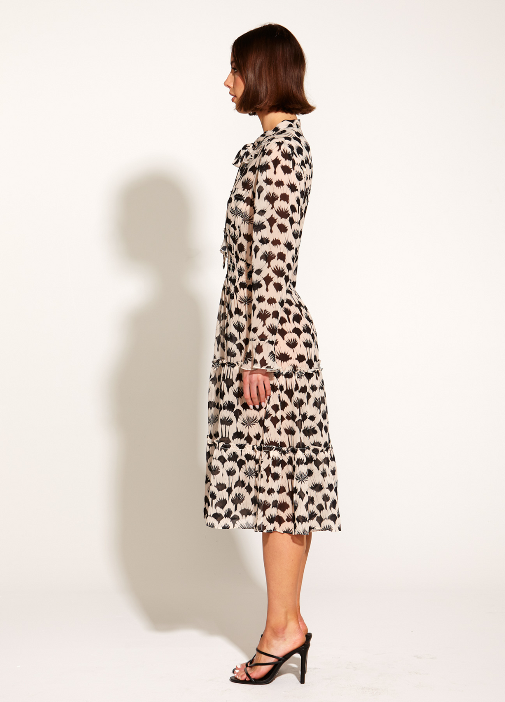 Millie Fan Midi Dress Hazel Mai