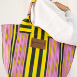 Shoulder Bag Tropicana (pink/yellow - closed zip)