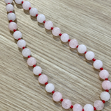 Lola Beaded Necklace - Pink & Red