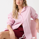 Darby Shirt (Berry Stripe)
