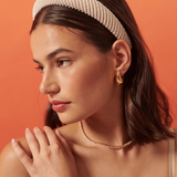 Oblique Pearl Statement Headband