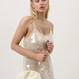 Venetia Woven Clutch (White)