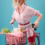 Darby Shirt (Berry Stripe)