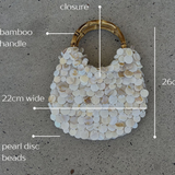 The Amalfi Pearl Bamboo Bag