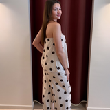 Sian Top (Latte/Brown Spot)