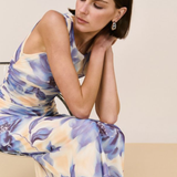 Fleur Mesh Midi Dress