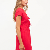 Sunday Short Dress (Red)