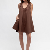 Radini Mini Dress (Chocolate)