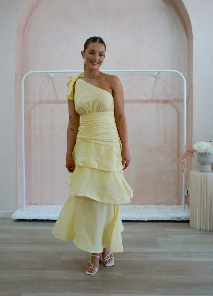 Joslin Tiered Midi (Yellow)