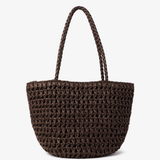 Mercato Straw Tote Bag in Brown