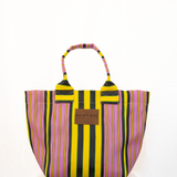 Shoulder Bag Tropicana (pink/yellow - closed zip)