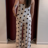 Sian Top (Latte/Brown Spot)