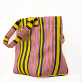 Shoulder Bag Tropicana (pink/yellow - closed zip)