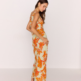 ESTELLE KEYHOLE MIDI DRESS