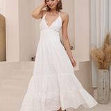 Elle Lace Dress (White)