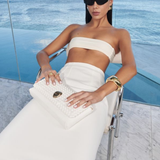 Leilah Clutch Bag (WHITE)