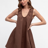 Radini Mini Dress (Chocolate)