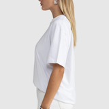 Oversized Logo T Shirt (White)