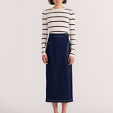 Lennox Denim Midi Skirt
