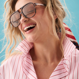 Darby Shirt (Berry Stripe)