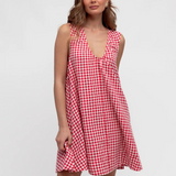 RADINI MINI DRESS ( Red and white)
