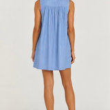 Isla Mini Dress (Blue Stripe)