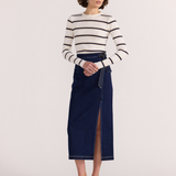 Lennox Denim Midi Skirt