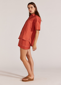 Eva Resort Shirt (Rust)