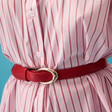 Darby Shirt (Berry Stripe)