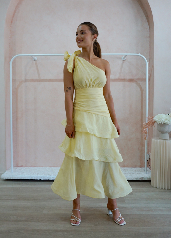 Joslin Tiered Midi (Yellow)