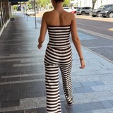 Nala Strapless Set (chocolate/beige)