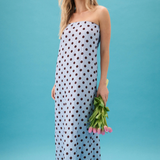 Emma Maxi Dress (Ice-Chocolate Spot)