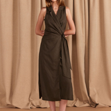 Saskia Wrap Midi Dress