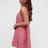 RADINI MINI DRESS ( Red and white)