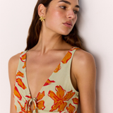 ESTELLE KEYHOLE MIDI DRESS