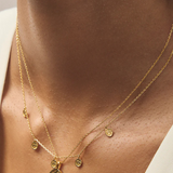 Citron Charm Necklace - Gold