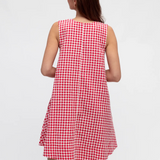 RADINI MINI DRESS ( Red and white)