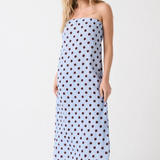 Emma Maxi Dress (Ice-Chocolate Spot)