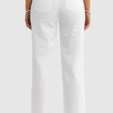 Maya Front Seam Pants (White)