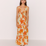 ESTELLE KEYHOLE MIDI DRESS