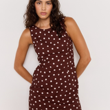 Cedar Mini Dress (Choc Spot)