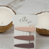 Hair Clip - Set of 3 (Ombre Beige)