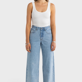 Willow Denim Wide Leg Classic (Light Blue)