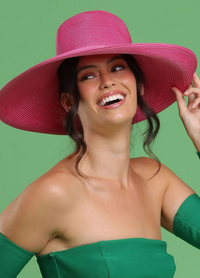 Eden Fedora (Hot Pink)