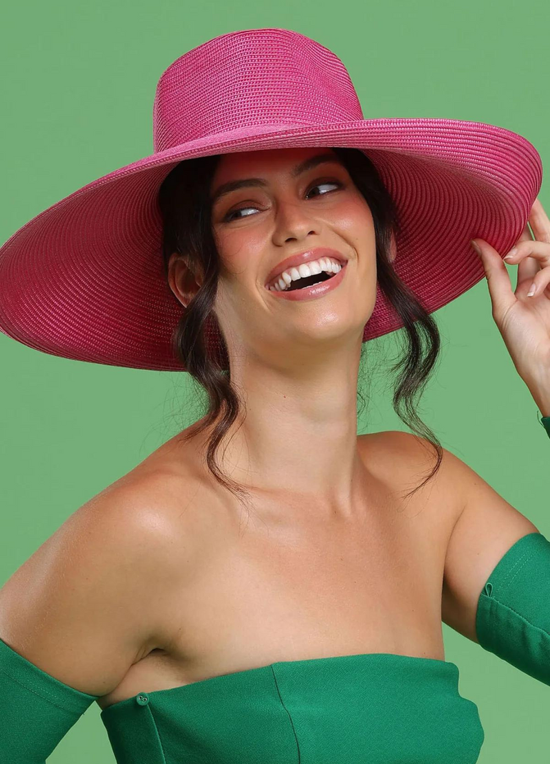 Eden Fedora (Hot Pink)