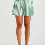 Seraphina Shorts (Green Stripe)