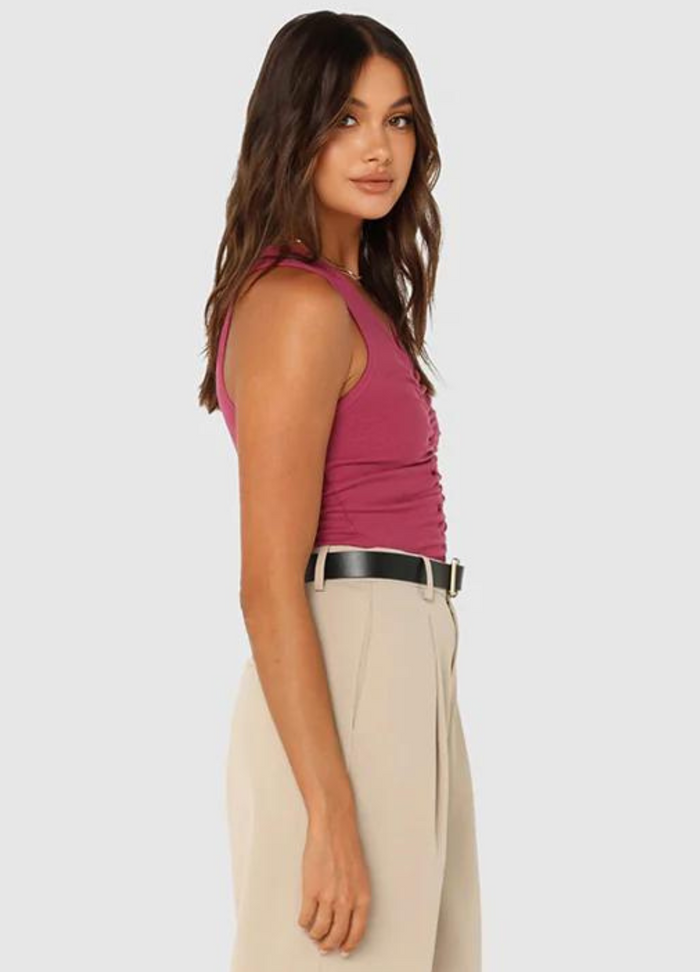 Hazel Tank Top (Magenta)